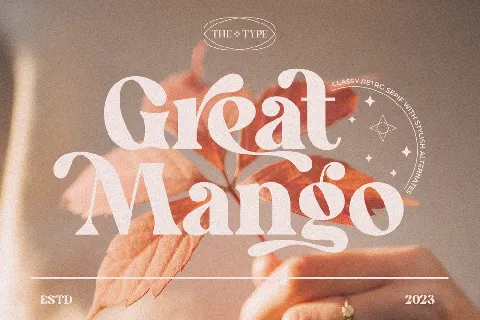 Great MangoDemo font