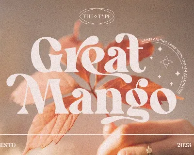 Great MangoDemo font