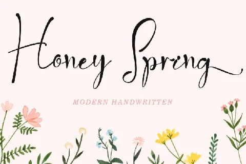 Honey Spring font