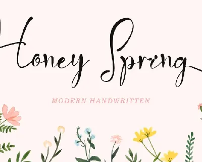 Honey Spring font