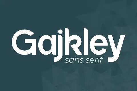 Gajkley font