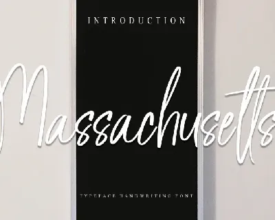 Massachusetts Script font