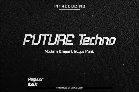 Future Techno Display font