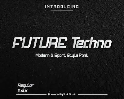 Future Techno Display font