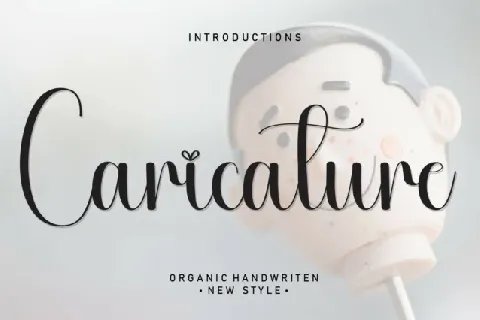 Caricature Script font