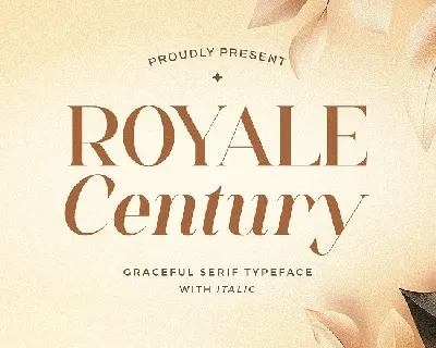 Royale Century font