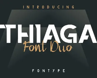 THIAGA Duo font