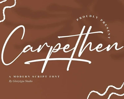Carpethen font