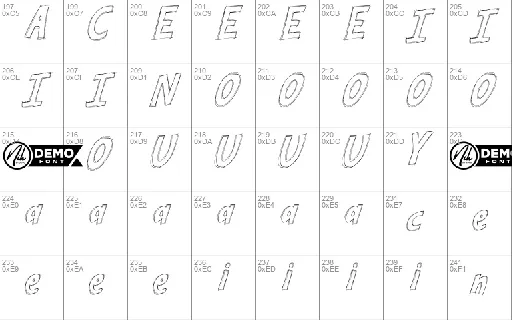 Doodle Sketch Demo font