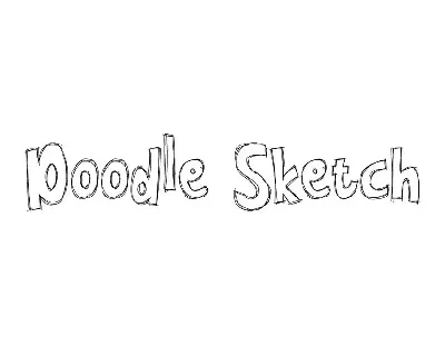 Doodle Sketch Demo font