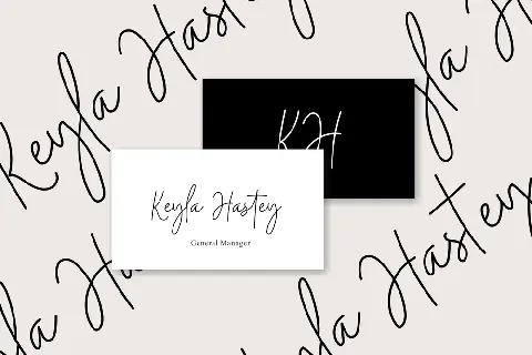 Midnight Signature font