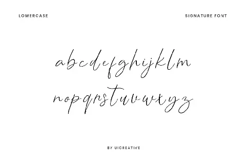 CaralanceSignature font