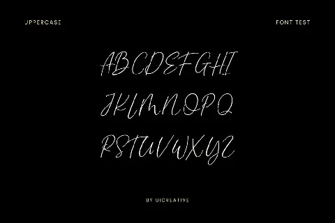 CaralanceSignature font