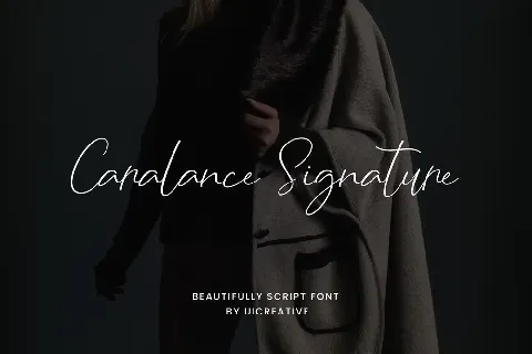 CaralanceSignature font