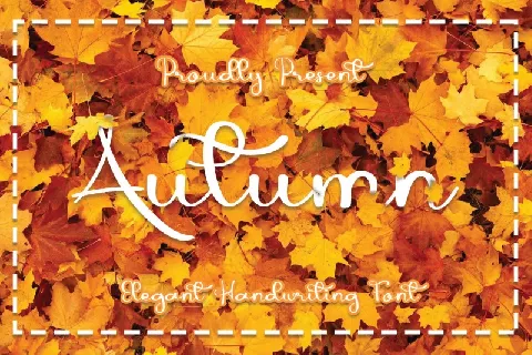 Autumn font