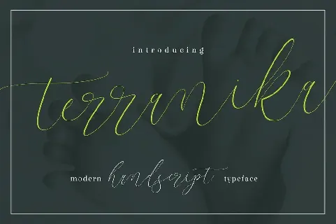 Terranika Script font