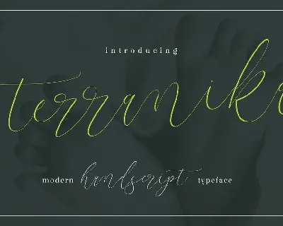 Terranika Script font