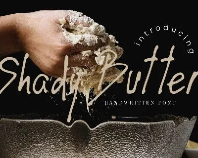 Shady Butter font