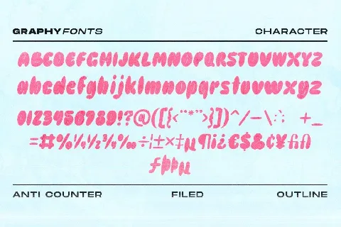 Graphy DEMO font