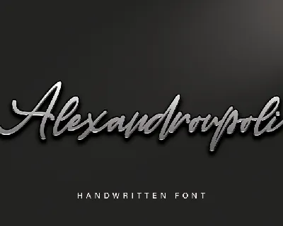 Alexandroupoli font