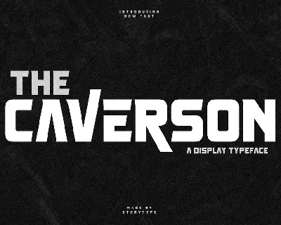 Caverson font