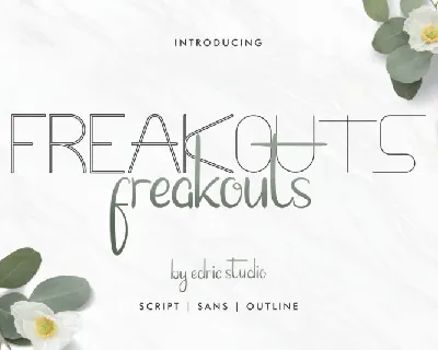 Freakouts Duo font