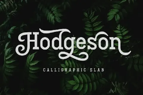 Hodgeson Display font