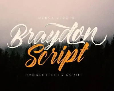 Braydon Script font