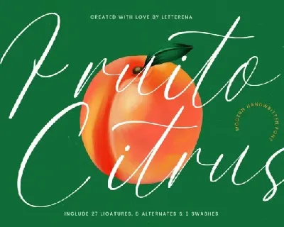 Fruito Citrus font