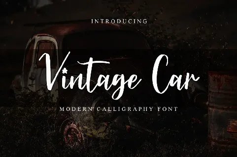 Vintage Car font