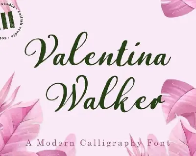 Valentina Walker Script font