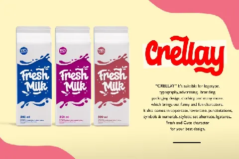 Crellay Cute and Fun font