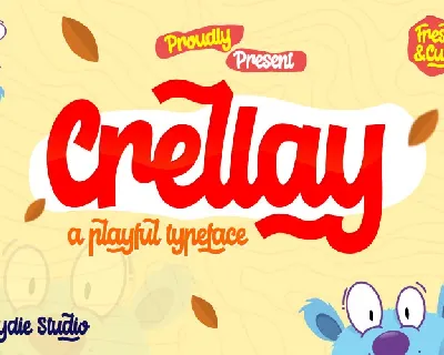 Crellay Cute and Fun font