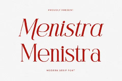 Menistra DEMO VERSION font