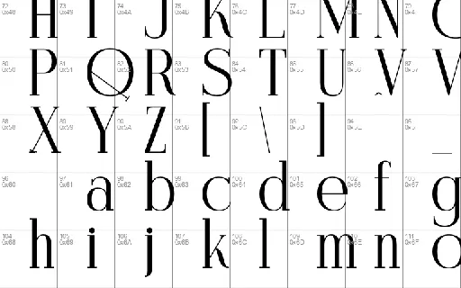 Menistra DEMO VERSION font