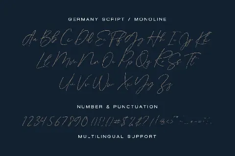 Germany Script font