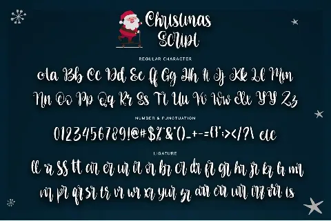 Christmas Script-Personal use font