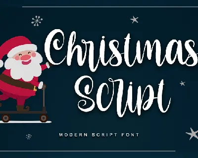 Christmas Script-Personal use font