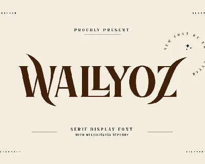 WALLYOZ Trial font