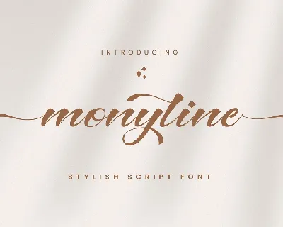 Monyline font