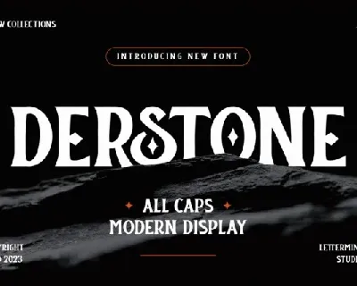 Derstone font