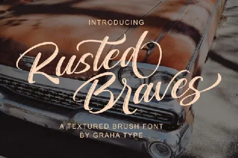 Rusted Braves font