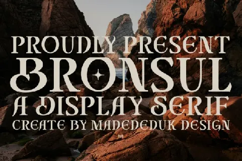 Bronsul Serif font