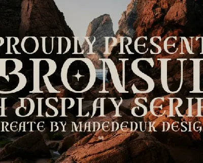 Bronsul Serif font