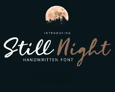 Still Night font