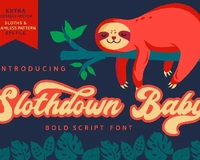 Slothdown Baby Script font