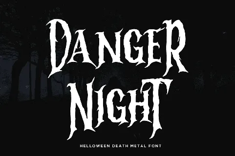 Danger Night font