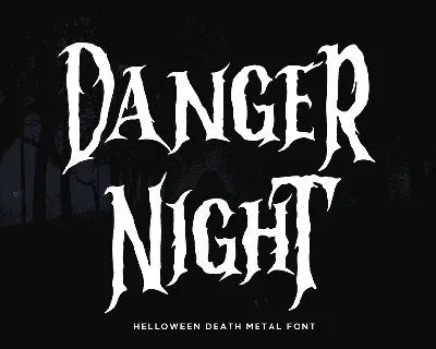 Danger Night font