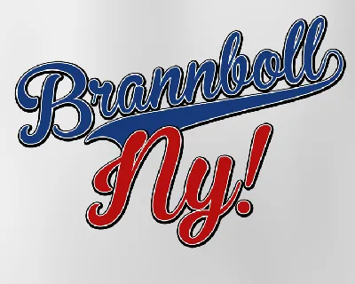 Brannboll Ny Personal Use Only font