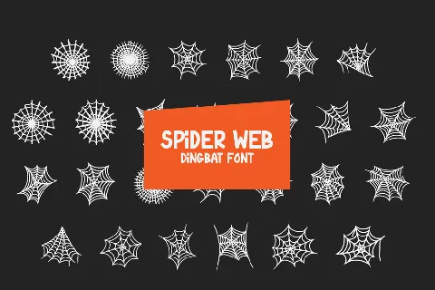 Spider Web font
